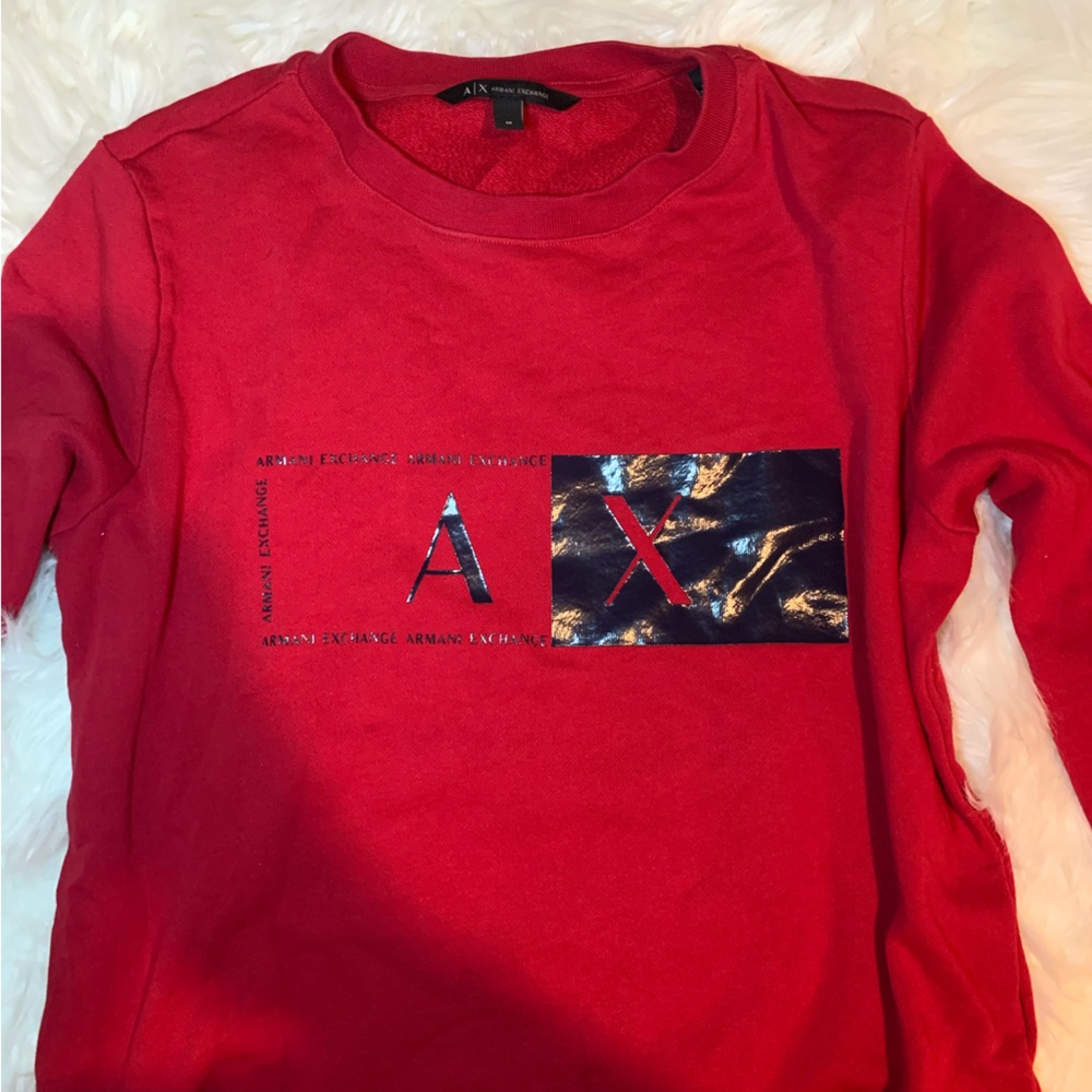Armani exchange pullover sweatshirt